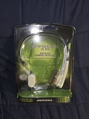 Plantronics GameCom X10 Xbox 360 Gaming Headset - Black & Silver